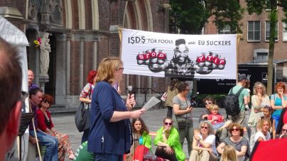 Anne-Marie Mineur spreekt over TTIP in Eindhoven