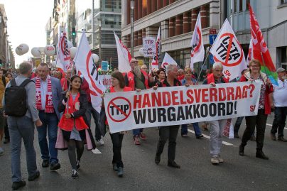 Demonstratie in Brussel, 20 september 2016