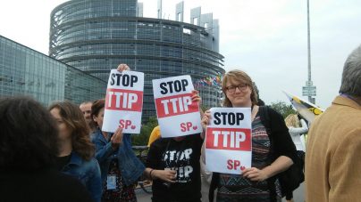 TTIP-demonstratie, Straatsburg, 10 juni 2015