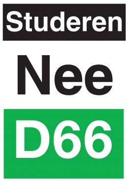 Studeren Nee D66